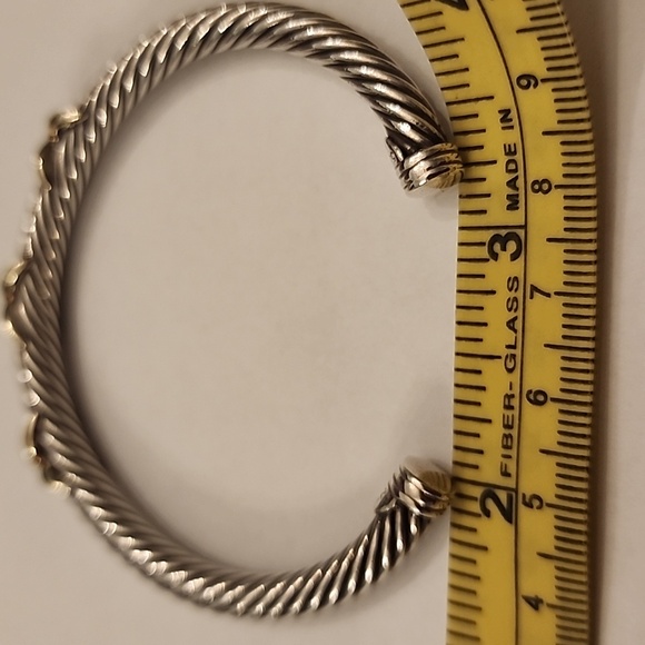 David Yurman Triple X Cable Cuff Bracelet - Picture 8 of 8